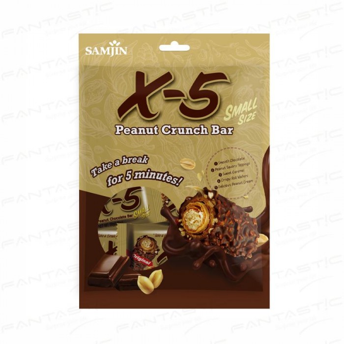 X-5花生巧克力風味捲心酥 (8入分享包)