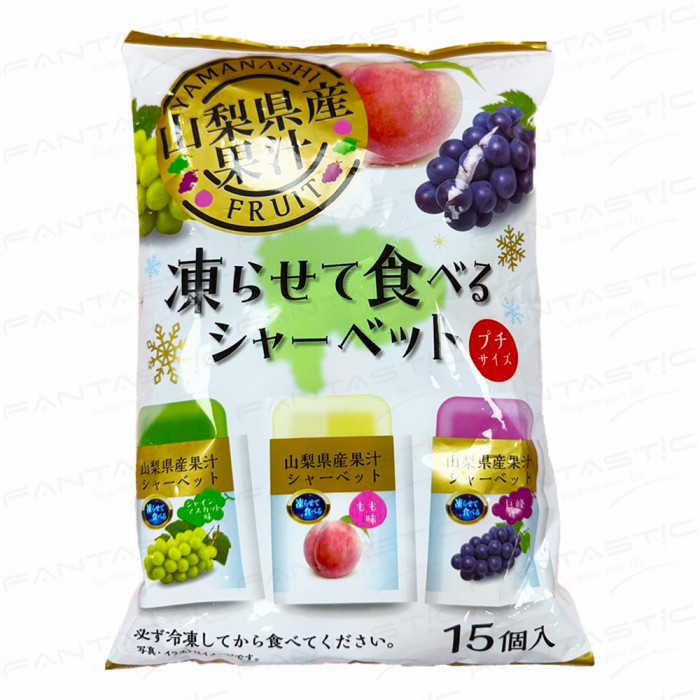 MAMA 三種水果味雪酪果凍條300g