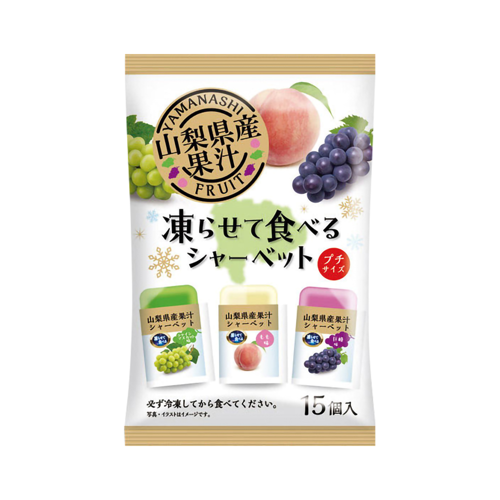 MAMA 三種水果味雪酪果凍條300g