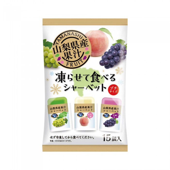 MAMA 三種水果味雪酪果凍條300g