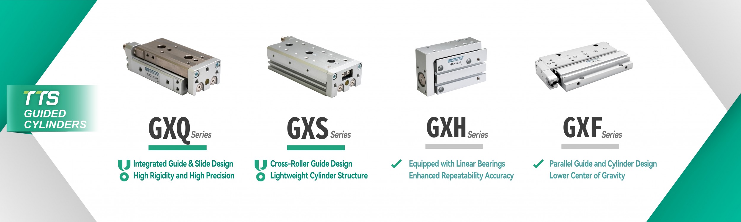TTS GUIDED CYLINDERS