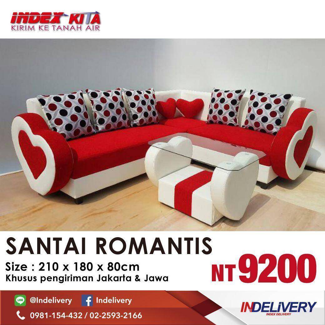 Sofa Santai Romantis Index Indonesia Delivery Express Produk