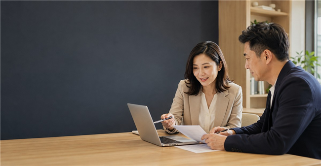 企業用人需求諮詢情境示意