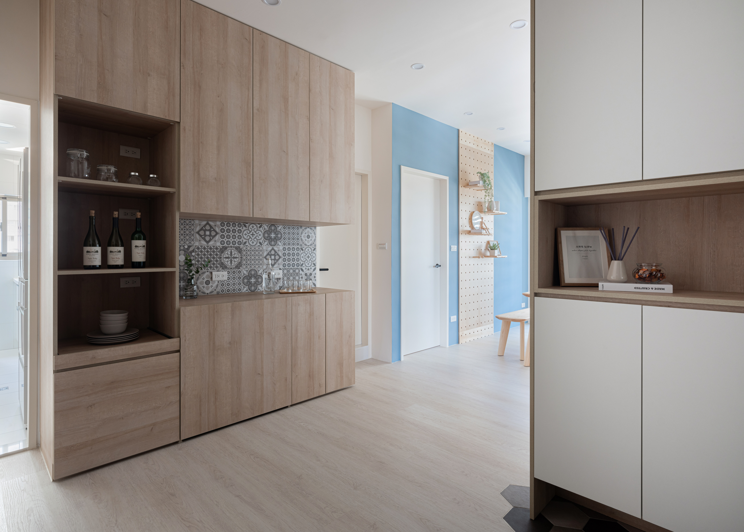 中和｜北歐日常｜21 坪_公領域全景2