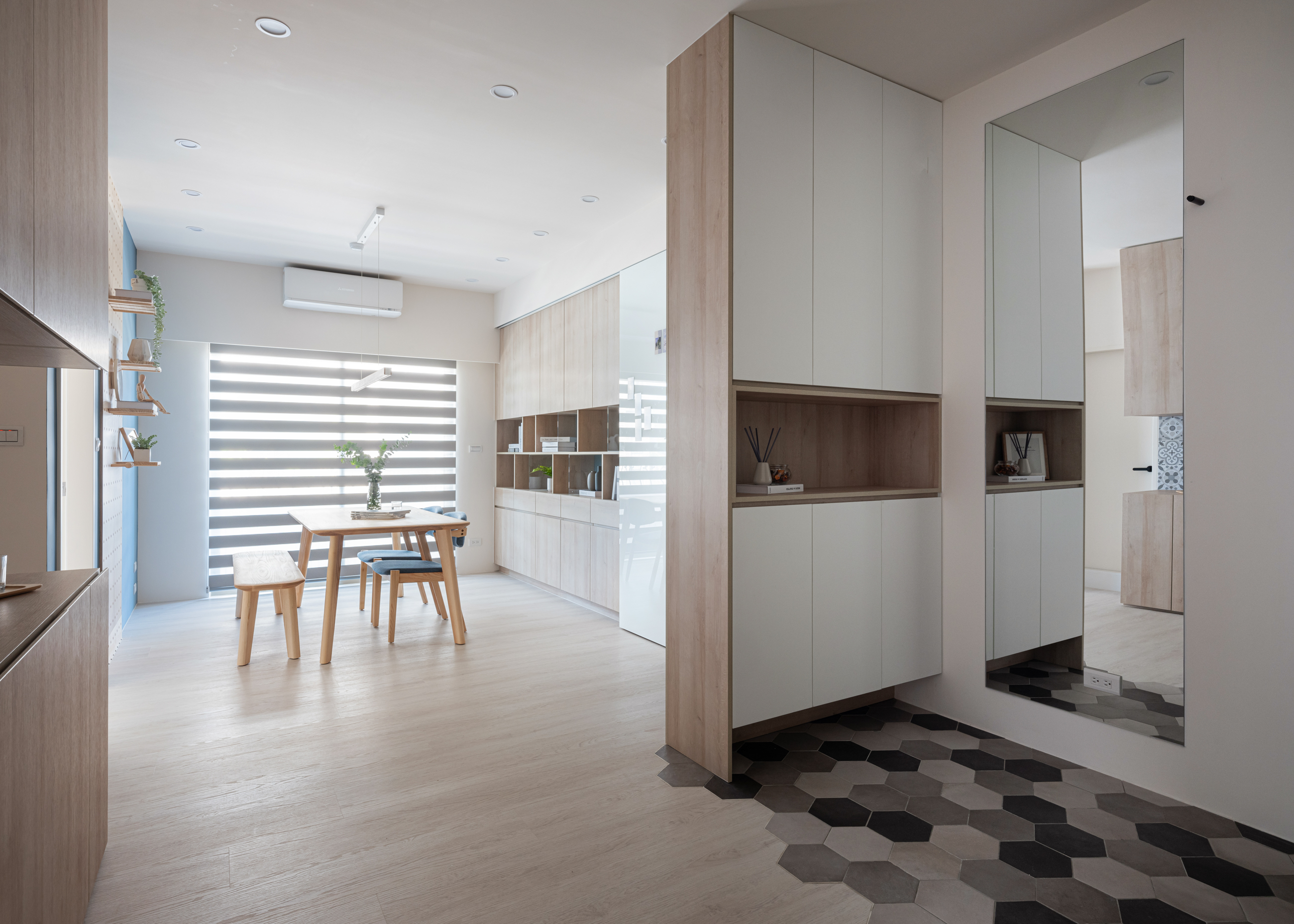 中和｜北歐日常｜21 坪_公領域全景1