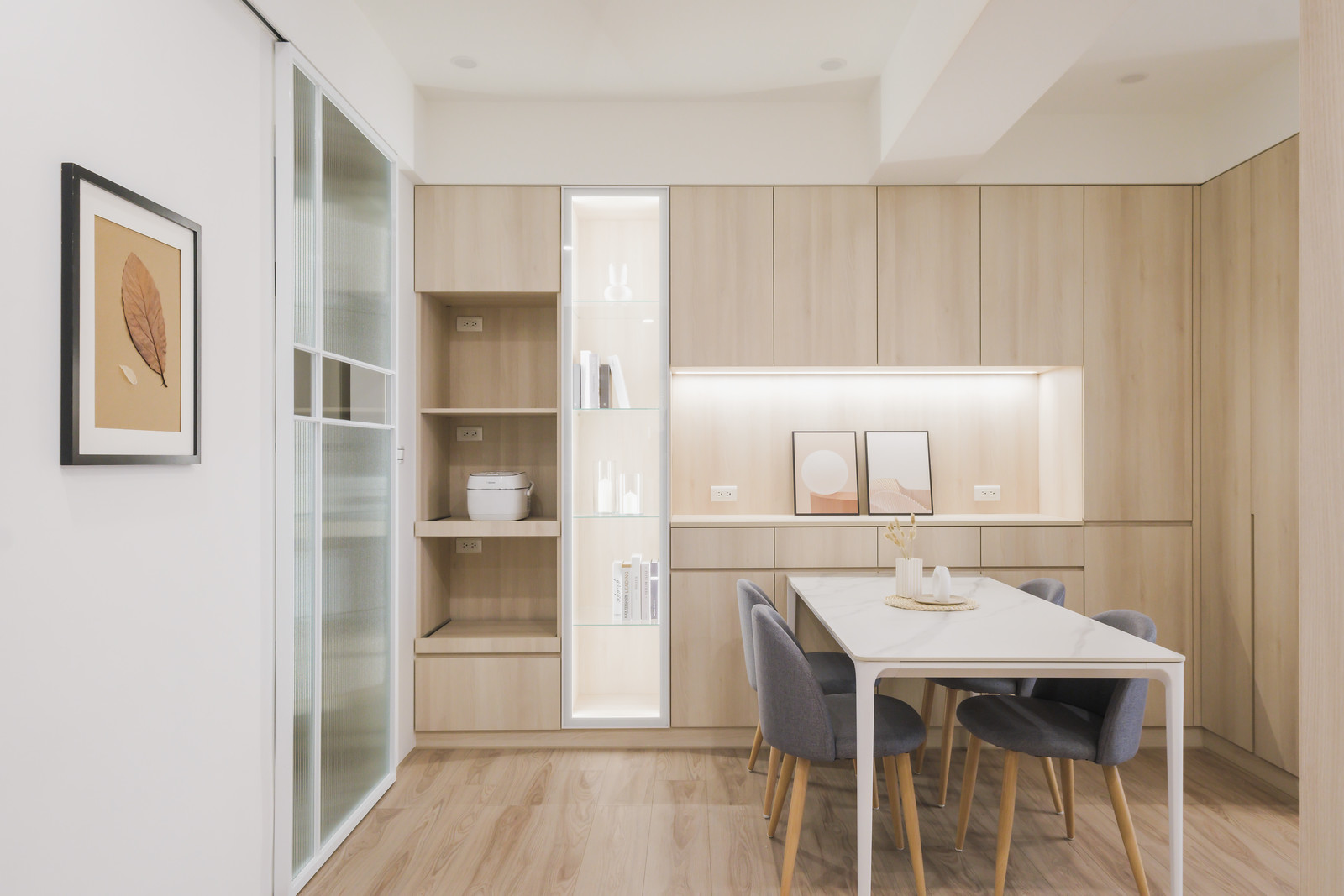 文山光序重生_餐廳高低櫃_展示櫃