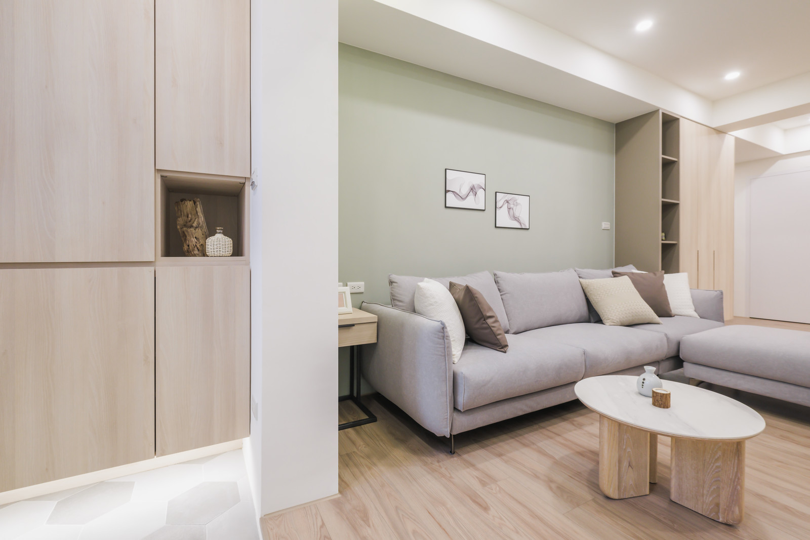 文山光序重生_玄關面向客廳_落塵區