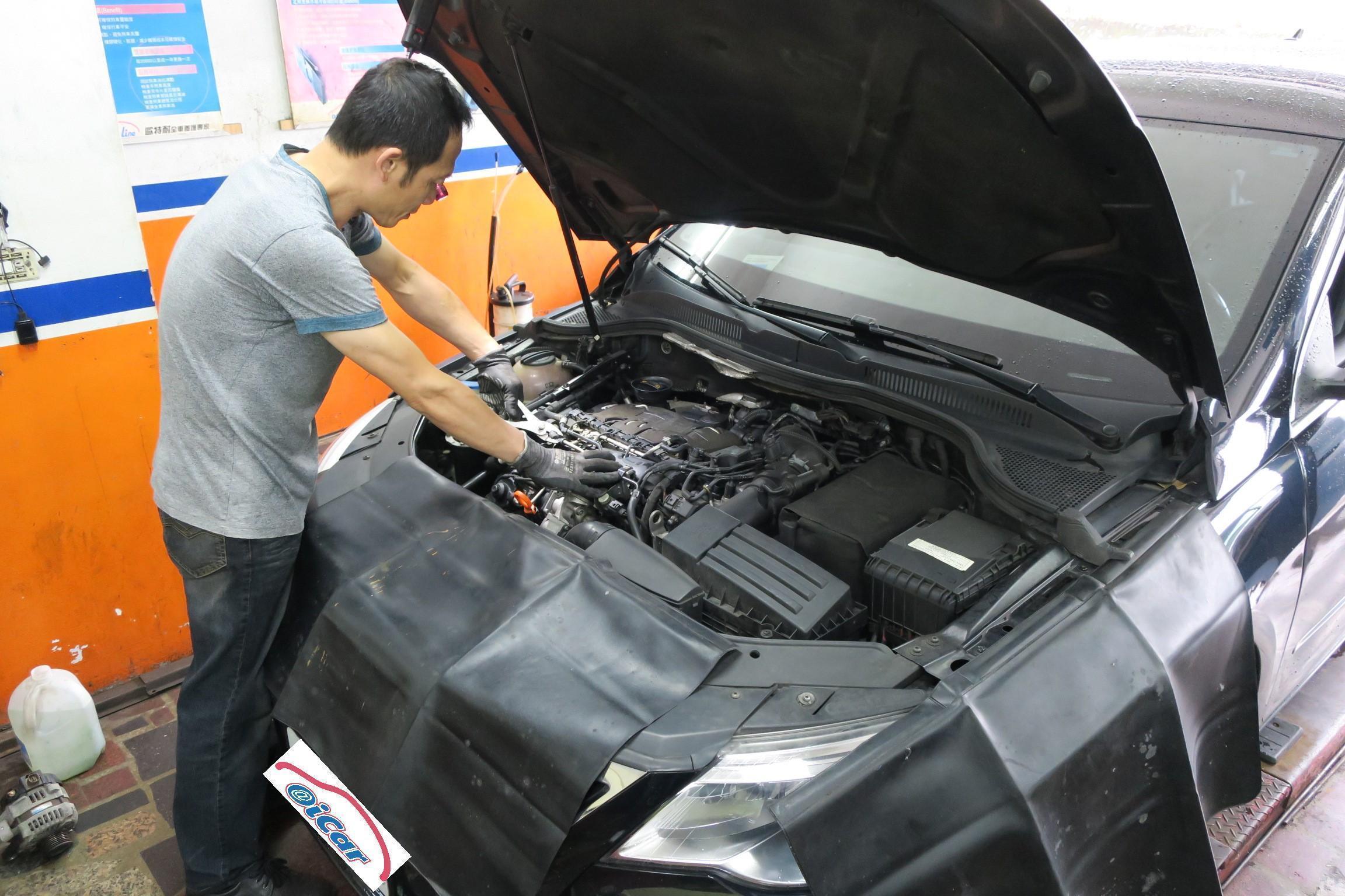 VW PASSAT引擎點火系統查修情況。